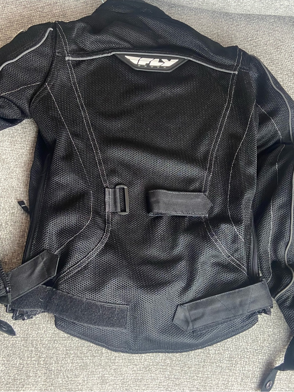 Fly Racing Black Mesh Motorcycle Jacket